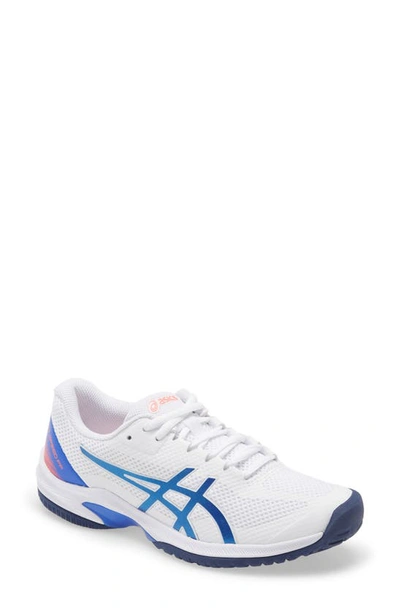 Shop Asicsr Asics(r) Court Speed Ff Tennis Sneaker In White/ Lapis Lazuli Blue