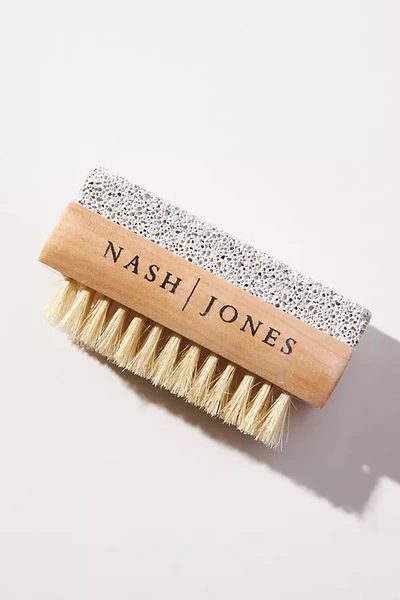 Shop Nash & Jones Foot Brush In Beige