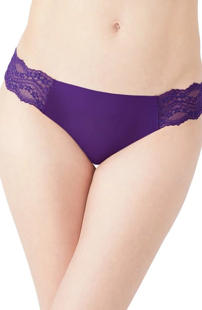 Shop B.tempt'd By Wacoal B.bare Thong In Grape Royale