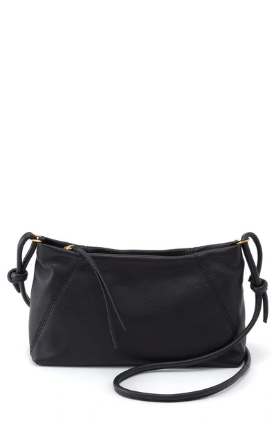 Shop Hobo Vision Leather Crossbody Bag In Black