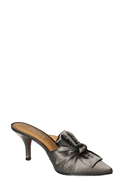 Shop J. Reneé Mianna Kitten Heel Pointed Toe Mule In Dark Gray