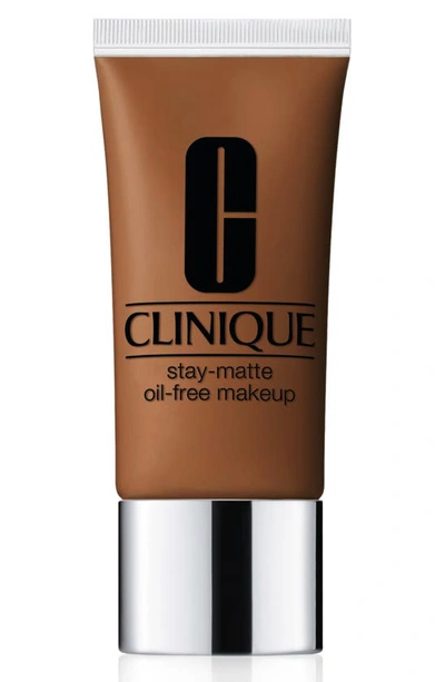 Shop Clinique Stay-matte Oil-free Makeup Foundation, 1 oz In 28 Clove