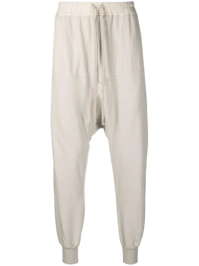 Shop Rick Owens Drkshdw Drop-crotch Drawstring Trousers In Neutrals
