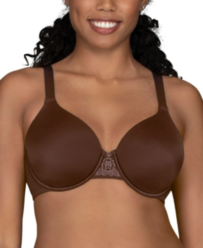 Shop Vanity Fair Beauty Back Smoothing Full-figure Contour Bra 76380 In Cappuccino (nude 1)