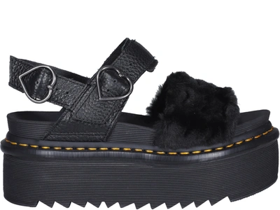 Shop Dr. Martens' Voss Quad Sandals In Black