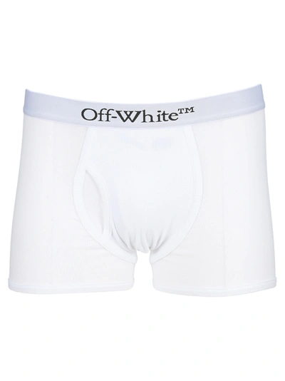 Shop Off-white Off White Logo Boxer Single Pack