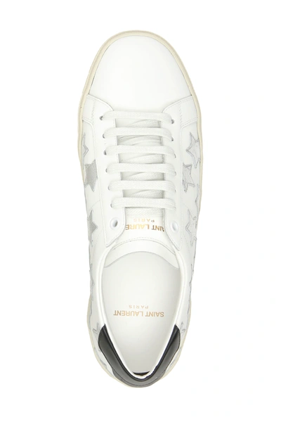 Shop Saint Laurent Sl/06 Sneakers In White,silver,black