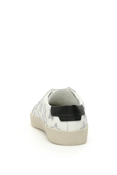 Shop Saint Laurent Sl/06 Sneakers In White,silver,black