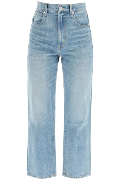 Shop Slvrlake London Cropped Jeans In Blue