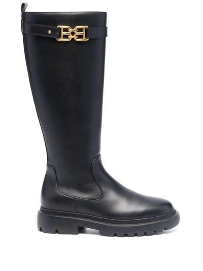 Shop Bally Gaila Knee-high Boots In Black