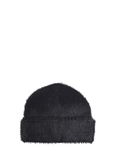 Shop Gcds Fluffy Hat In Black