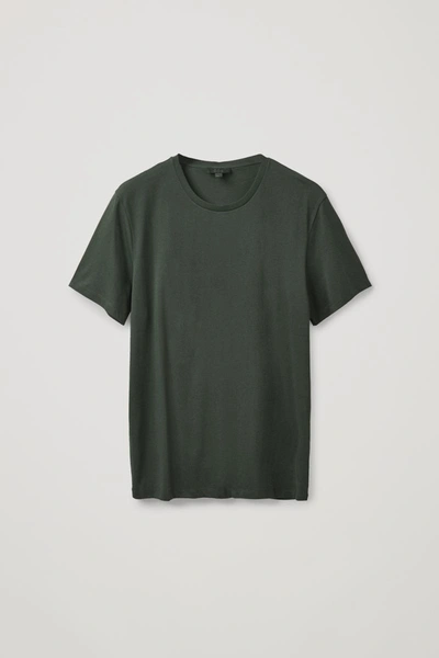 Shop Cos The Extra Fine T-shirt In Green