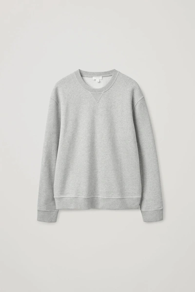 Shop Cos Relaxed-fit Sweatshirt In Grey