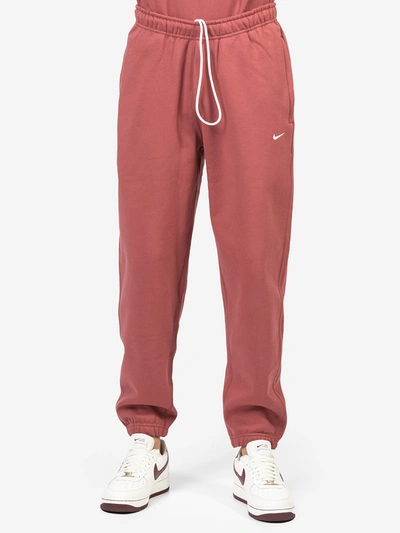 Shop Nike Lab Nrg Soloswoosh Pants In Red