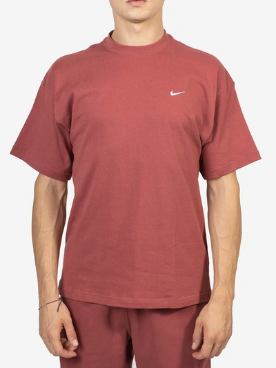 Shop Nike Lab Nrg Soloswoosh T-shirt In Red