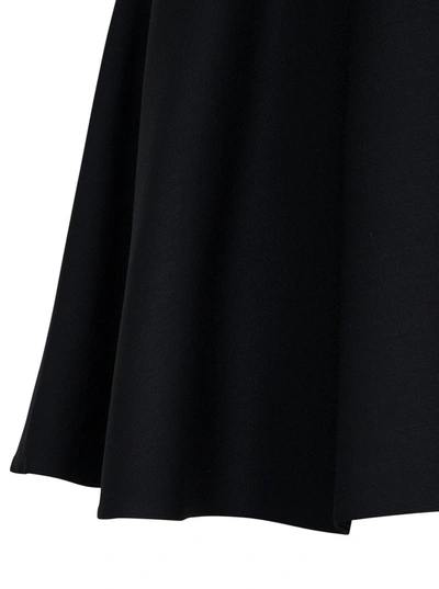 Shop Valentino Crepe Couture Mini Skirt Look23 In Black