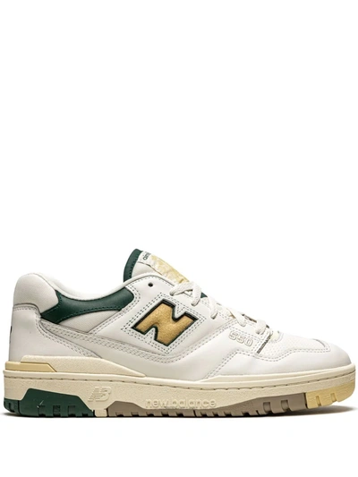 Shop New Balance X Aimé Leon Dore 550 "natural Green" Sneakers In White