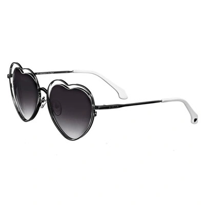 Shop Bertha The Lolita Gradient Pilot Ladies Sunglasses Brsit111-3 In Black