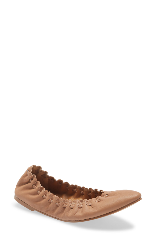 see by chloe jane pointed ballet flats