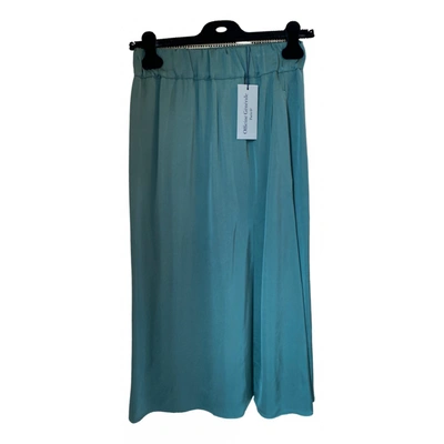 Pre-owned Officine Generale Mid-length Skirt In Green