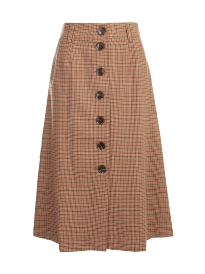 Shop Essentiel Antwerp Apenny Skirt In Dromedaris
