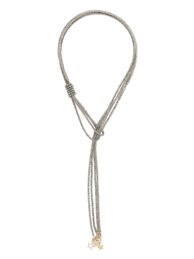 Shop Lorena Antoniazzi Multi-wire Necklace In 灰色