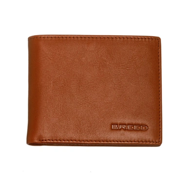 Breed Locke Genuine Leather Bi-fold Wallet - Brown In Brown