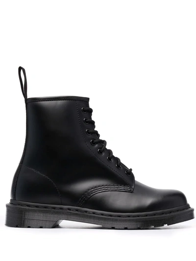 Shop Dr. Martens' Mono Smooth-leather Ankle Boots In Black