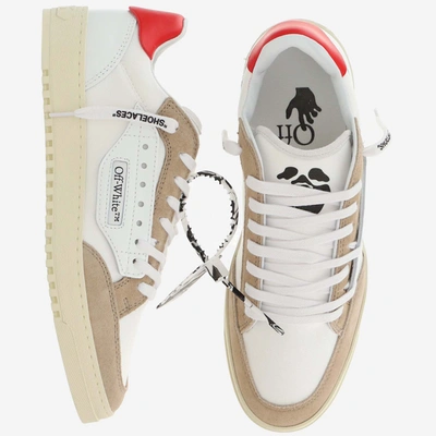 Shop Off-white Sneakers In White Red