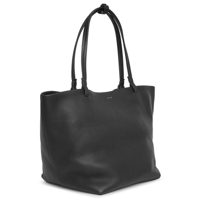 Shop The Row Park Tote 3 Lux Black Leather Bag