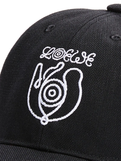 Shop Loewe Eln Cap Black