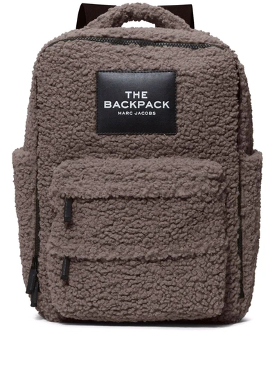 Shop Marc Jacobs The Teddy Backpack In Braun