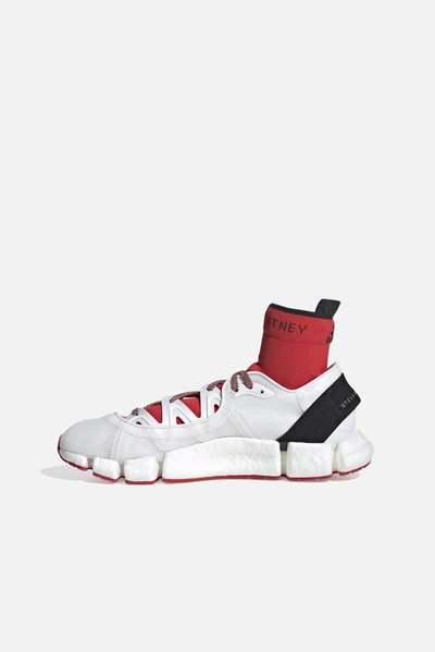 Shop Adidas By Stella Mccartney Asmc Climacool Vento In Ftw White/core Black/vivid Red
