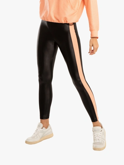 Koral Dynamic Duo High Rise Legging - Black/pompano Orange