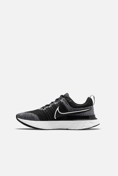 Shop Nike React Infinity Run Flyknit 2 In White/black
