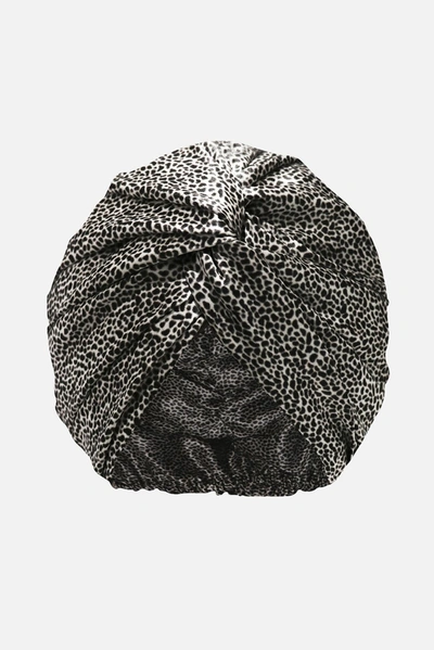 Shop Slip Turban In Leopard