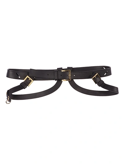 Shop Jacquemus Baudrier Harness Belt In Black