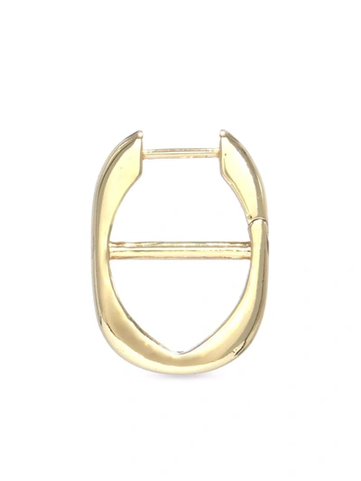 Shop Capsule Eleven Chain Hoop Earrings In Gold