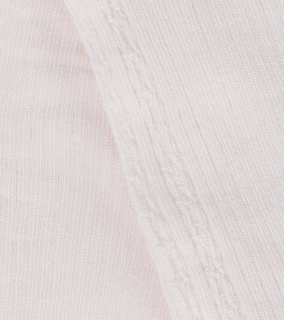 Shop Louise Misha Chukata Cotton-blend Tights In White