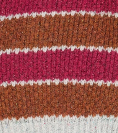 Paade Mode Striped Wool-blend Knit Sweater In Multicoloured