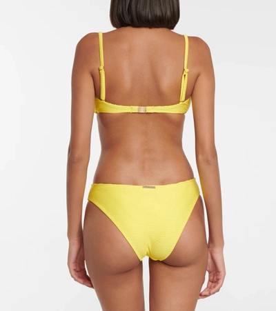 Shop Heidi Klein Cascais Bandeau Bikini Top In Yellow