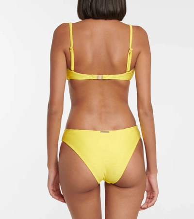 Heidi Klein Cascais Bandeau Bikini Top In Yellow