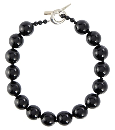 Shop Sophie Buhai Sterling Silver Choker With Onyx In Black
