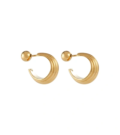 Shop Sophie Buhai Blondeau Large 18kt Gold Vermeil Hoop Earrings