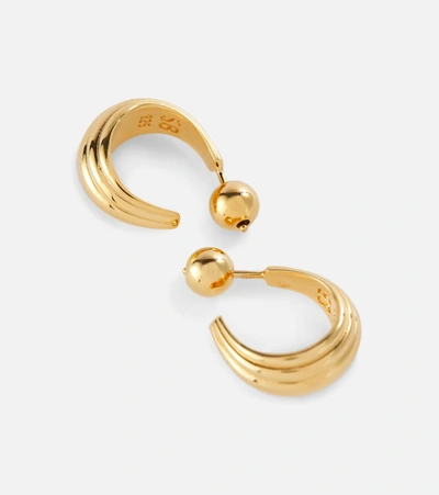 Shop Sophie Buhai Blondeau Large 18kt Gold Vermeil Hoop Earrings