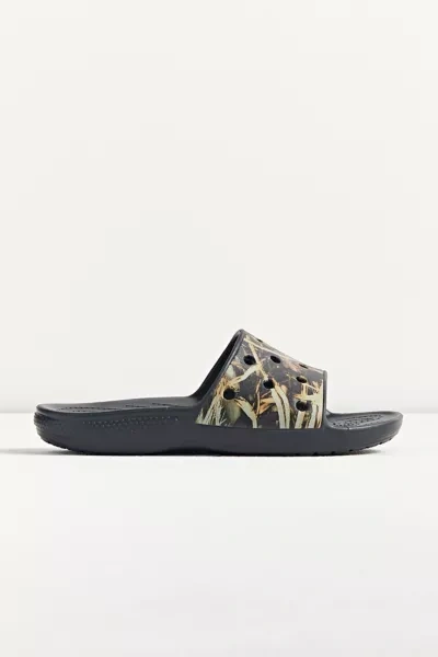 Shop Crocs Slide Sandal In Olive
