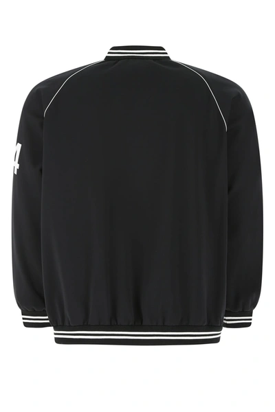 424 Black Polyester Bomber Jacket