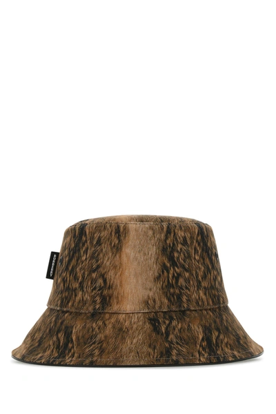 Shop Burberry Printed Canvas Bucket Hat Printed  Donna S