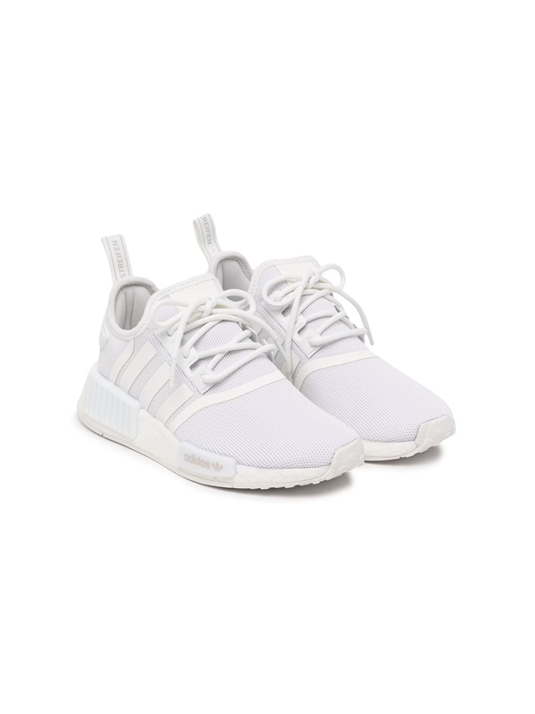 ballet slap af Herre venlig Adidas Originals Kids' Originals Nmd R1 Refined Sneaker In White/ White/  Grey One | ModeSens