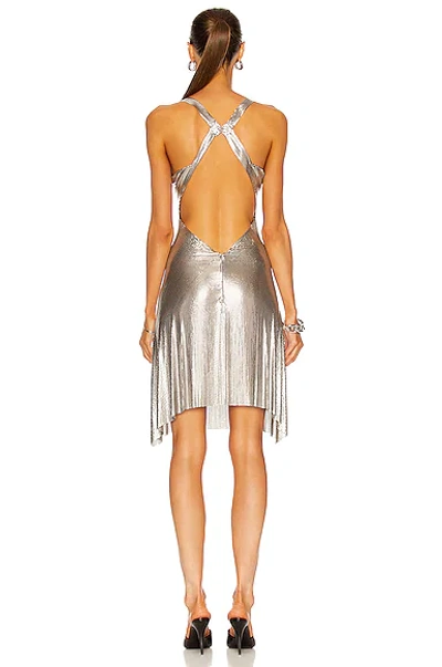 Shop Fannie Schiavoni Amira Dress In Silver